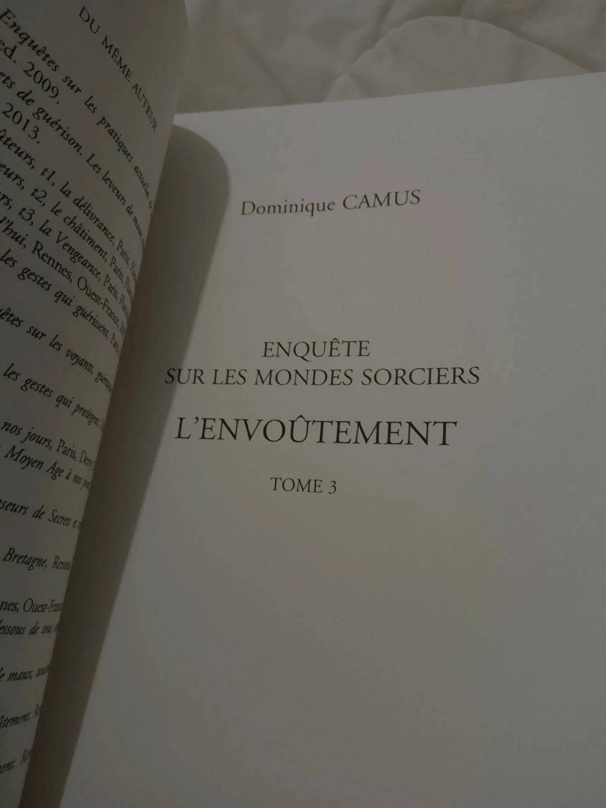 A Investigação da Feitiçaria nos Mundos Mágicos Dominique Camus – photo 4
